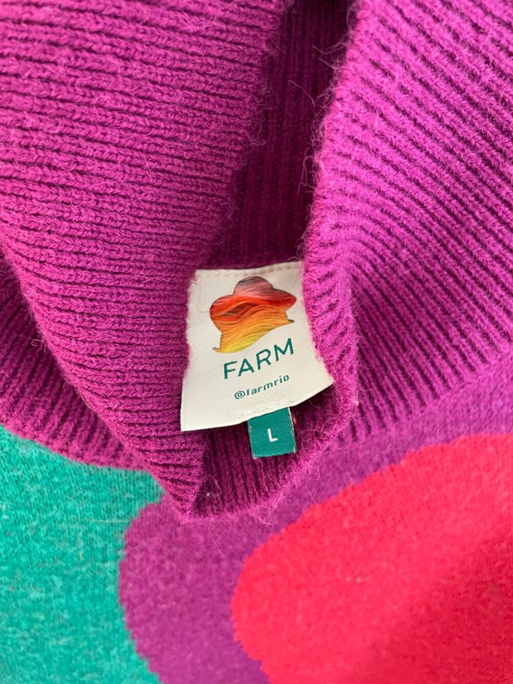 Rainbow Wild Hearts Sweater Dress - Picture 7 of 7